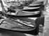 Gondolas in black and white