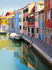 From Murano, we took another vaporetto to Burano and its charming colored houses.