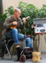 Street musician in this tourist filled town